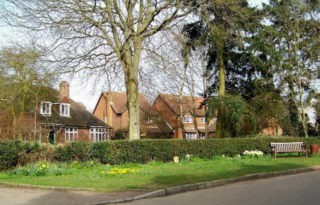 Opposite the shop